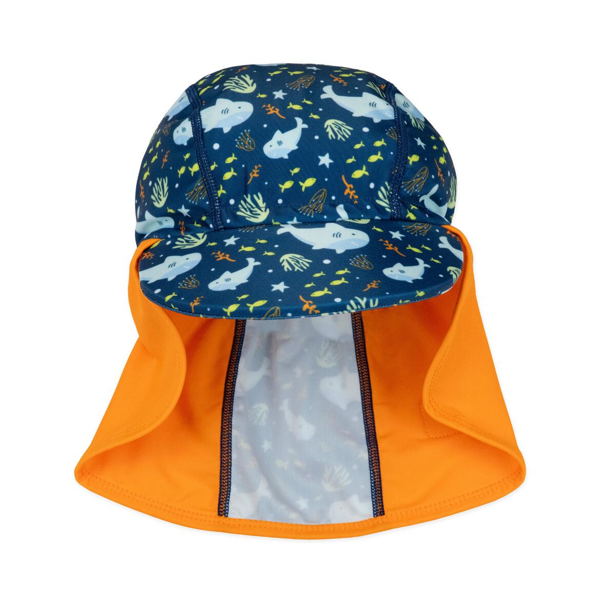 Splash About Baby Kids Legionnaire Sun Hat, Shark Reef Decathlon