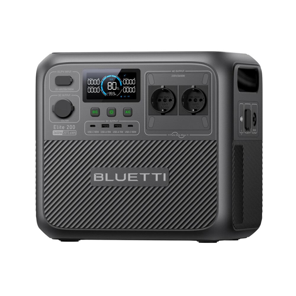Elite 200 V2 Tragbare Stromstation 2,07 kWh / 2 600 W 3/7
