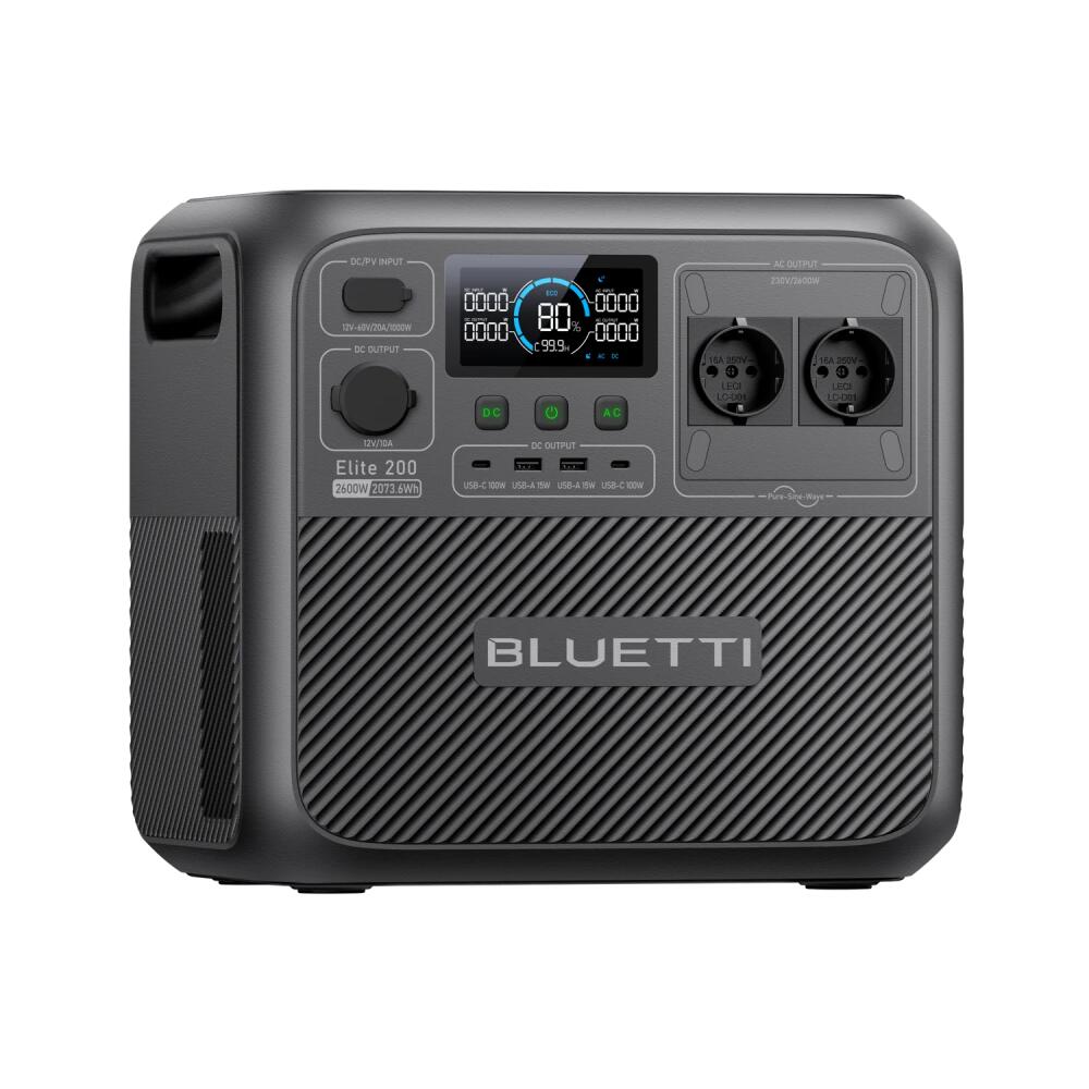 Elite 200 V2 Tragbare Stromstation 2,07 kWh / 2 600 W 2/7
