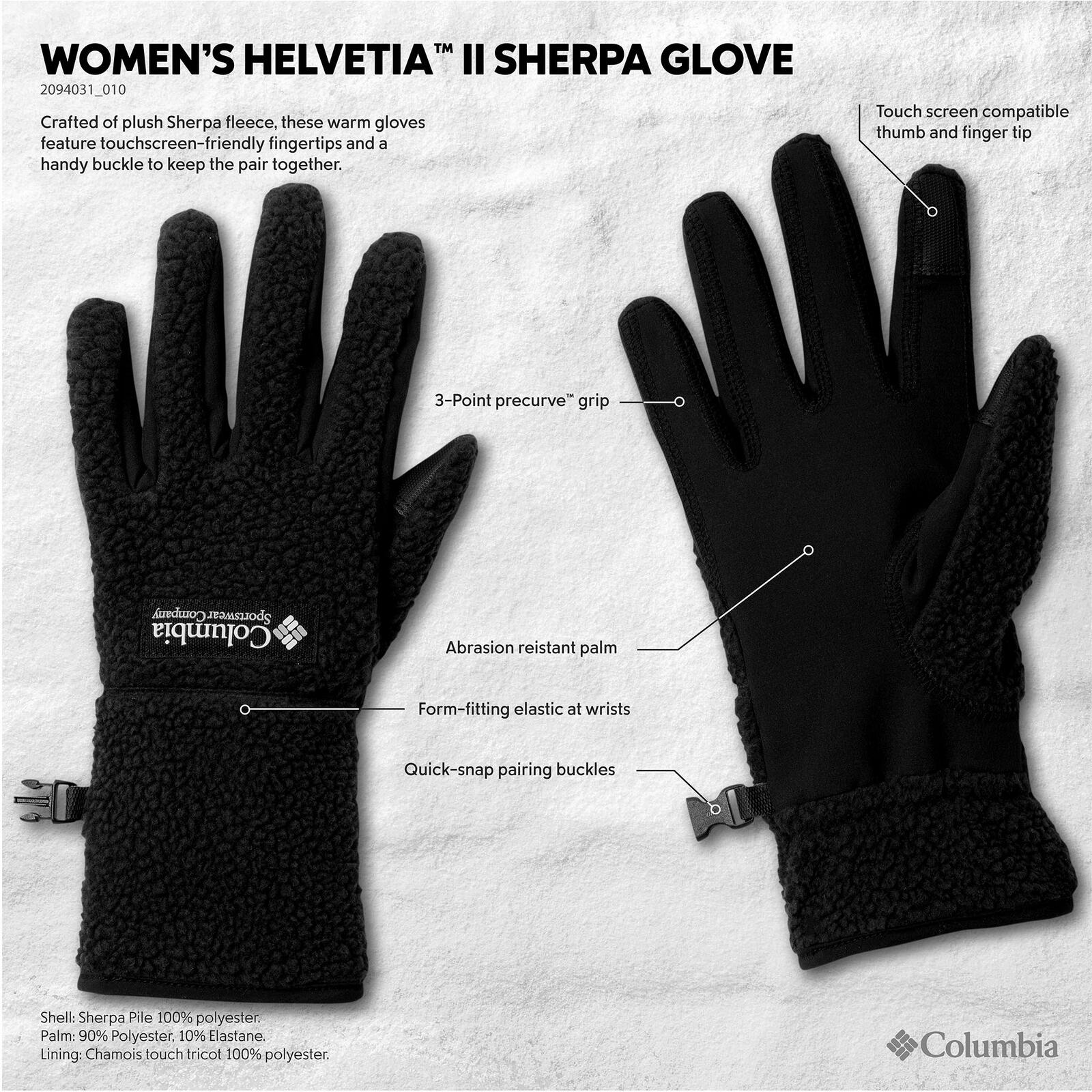 Handschuhe warm wasserabweisend Damen - Helvetia™ II Sherpa 3/3