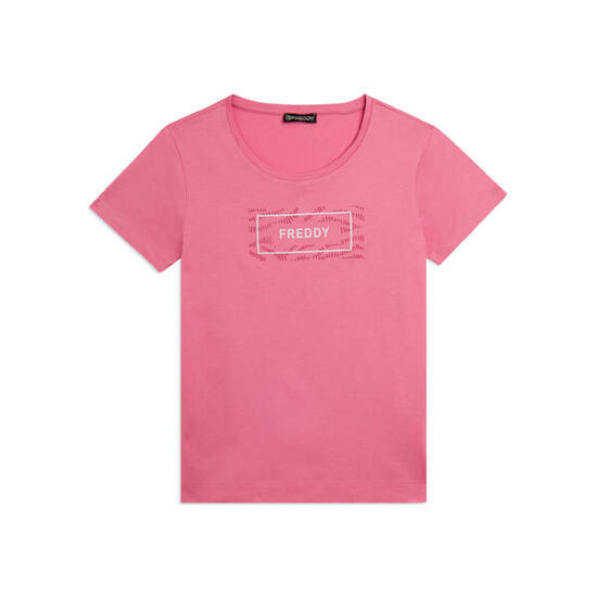 T-shirt avec le logo FREDDY sur les graphisme ondulé