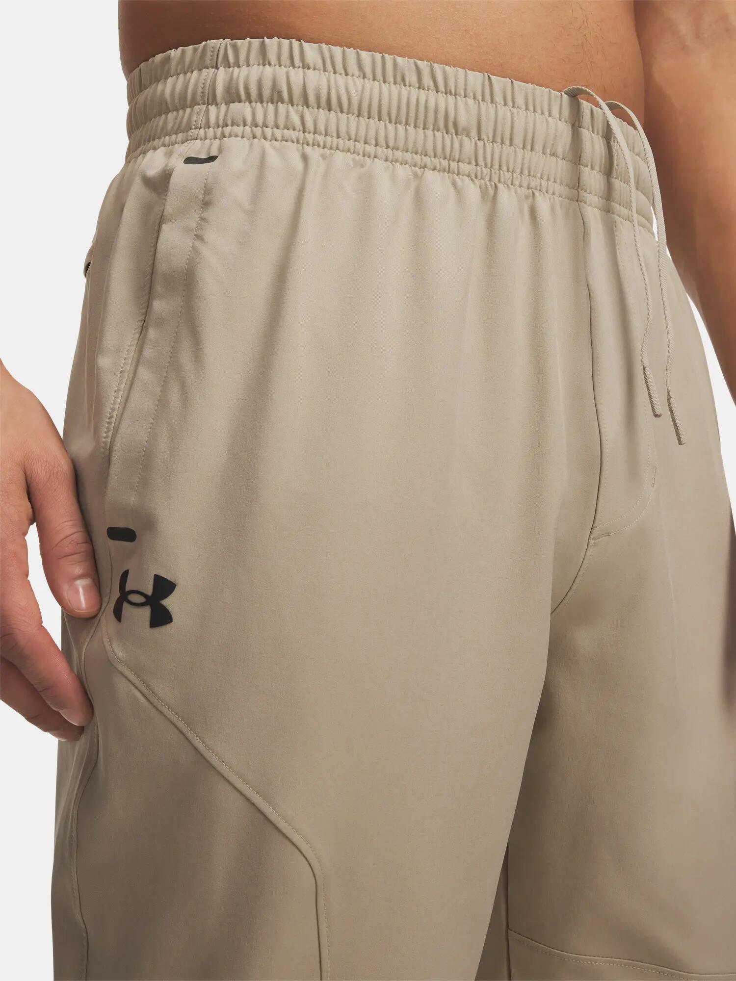 Férfi sportnadrág Under Armour UA Unstoppable Tapered Pants-BRN 3/4