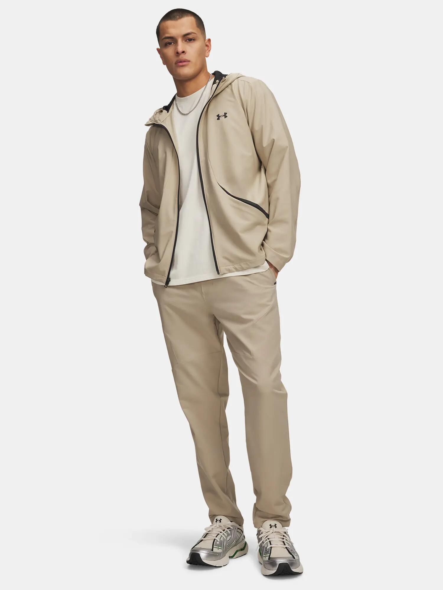 Férfi sportnadrág Under Armour UA Unstoppable Tapered Pants-BRN 4/4