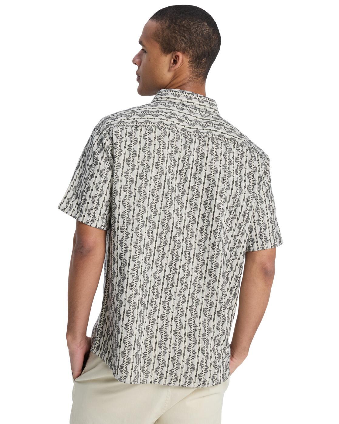 Camisa de Manga Corta HORIZONS Marrón Hombre 2/4
