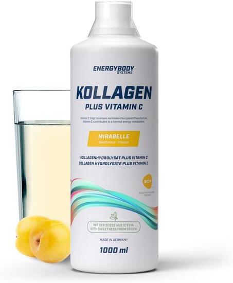 Energybody Systems Kollagen Liquid Plus Vitamin C - Mirabelle - 1000 ml