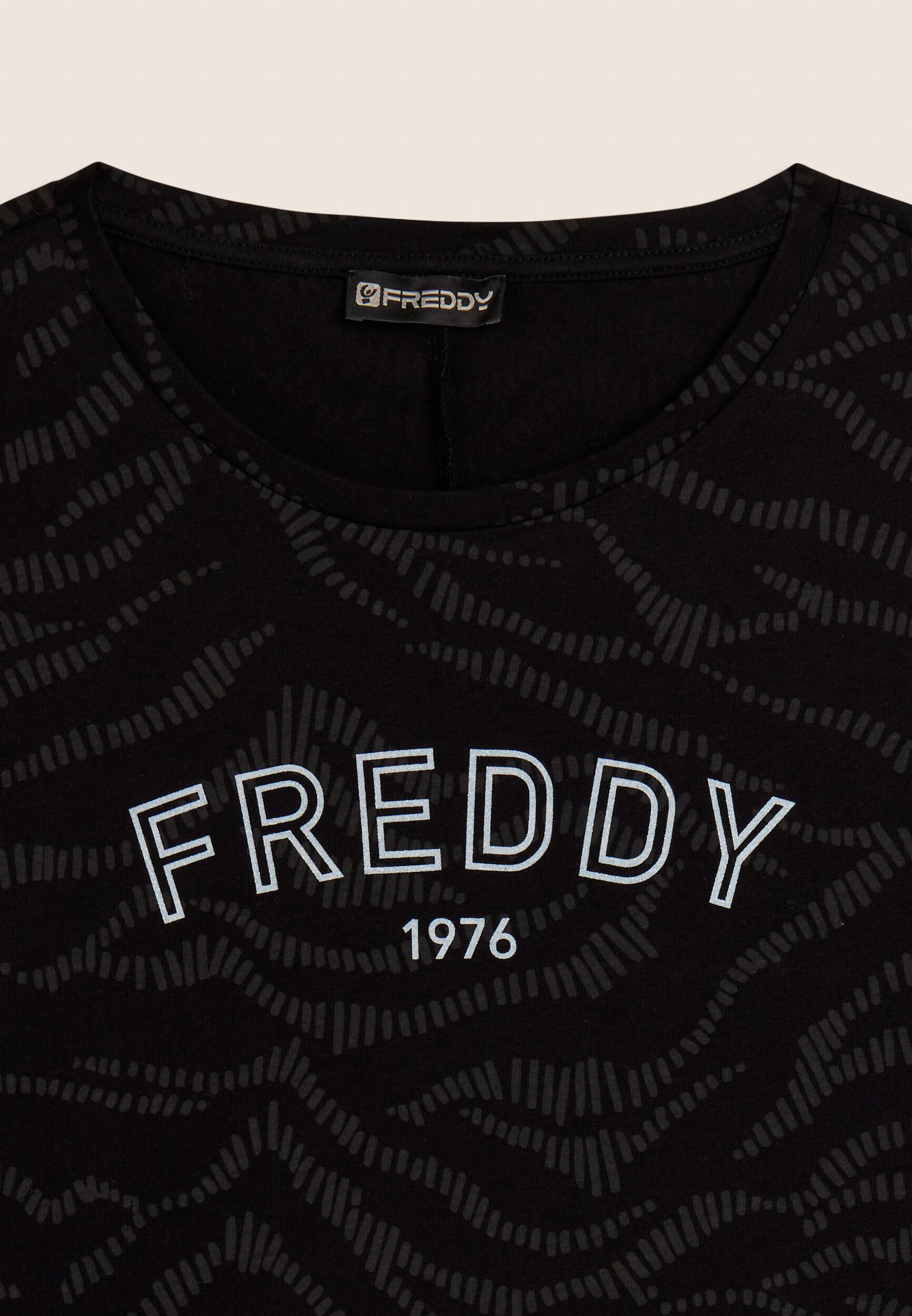 T-shirt imprimé avec le logo FREDDY 1976 3/3
