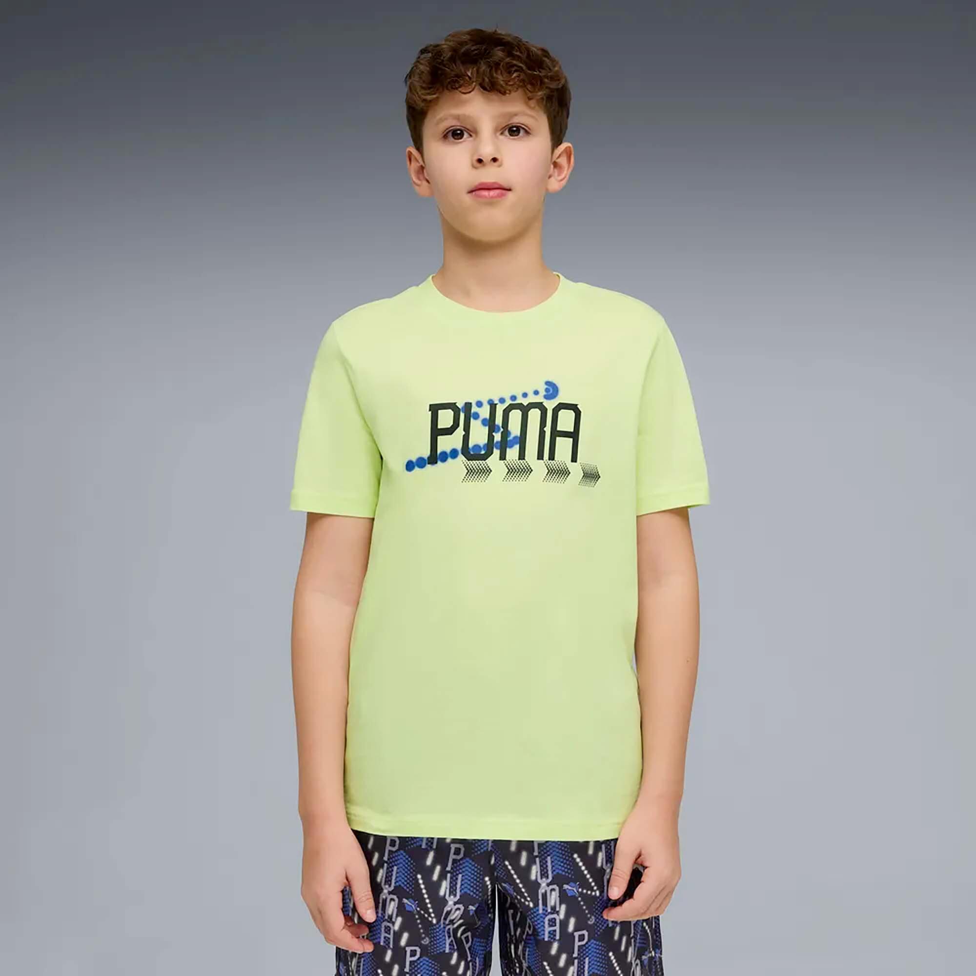 T-Shirt Puma Active Sports Big Graphic B Criança 2/4