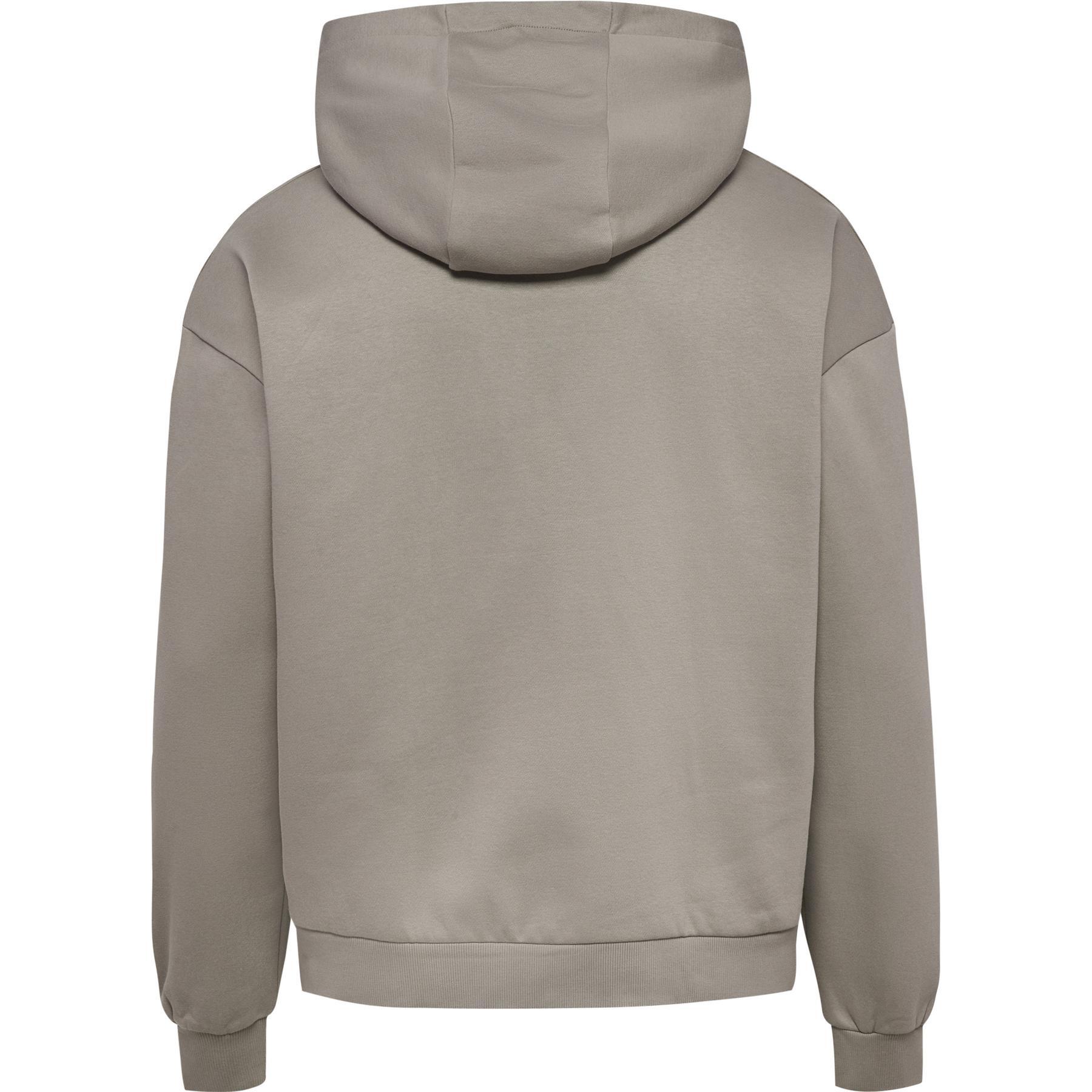 Felpa con cappuccio Hummel Boxy Logo 3/4