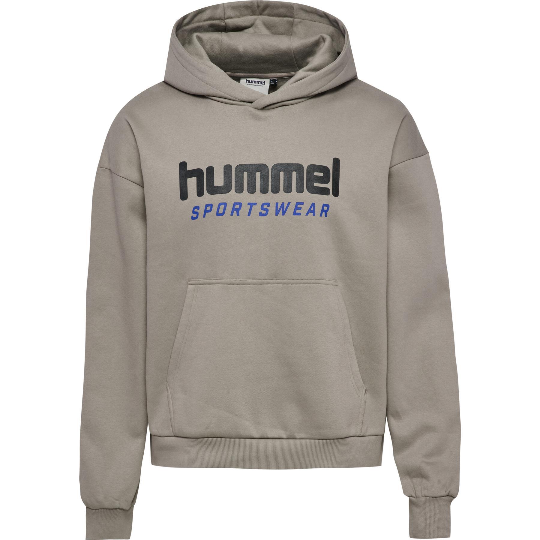 Felpa con cappuccio Hummel Boxy Logo 2/4