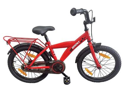 Bike Fun Kids Boost 18-Zoll Jungenfahrrad rot Stahlrahmen
