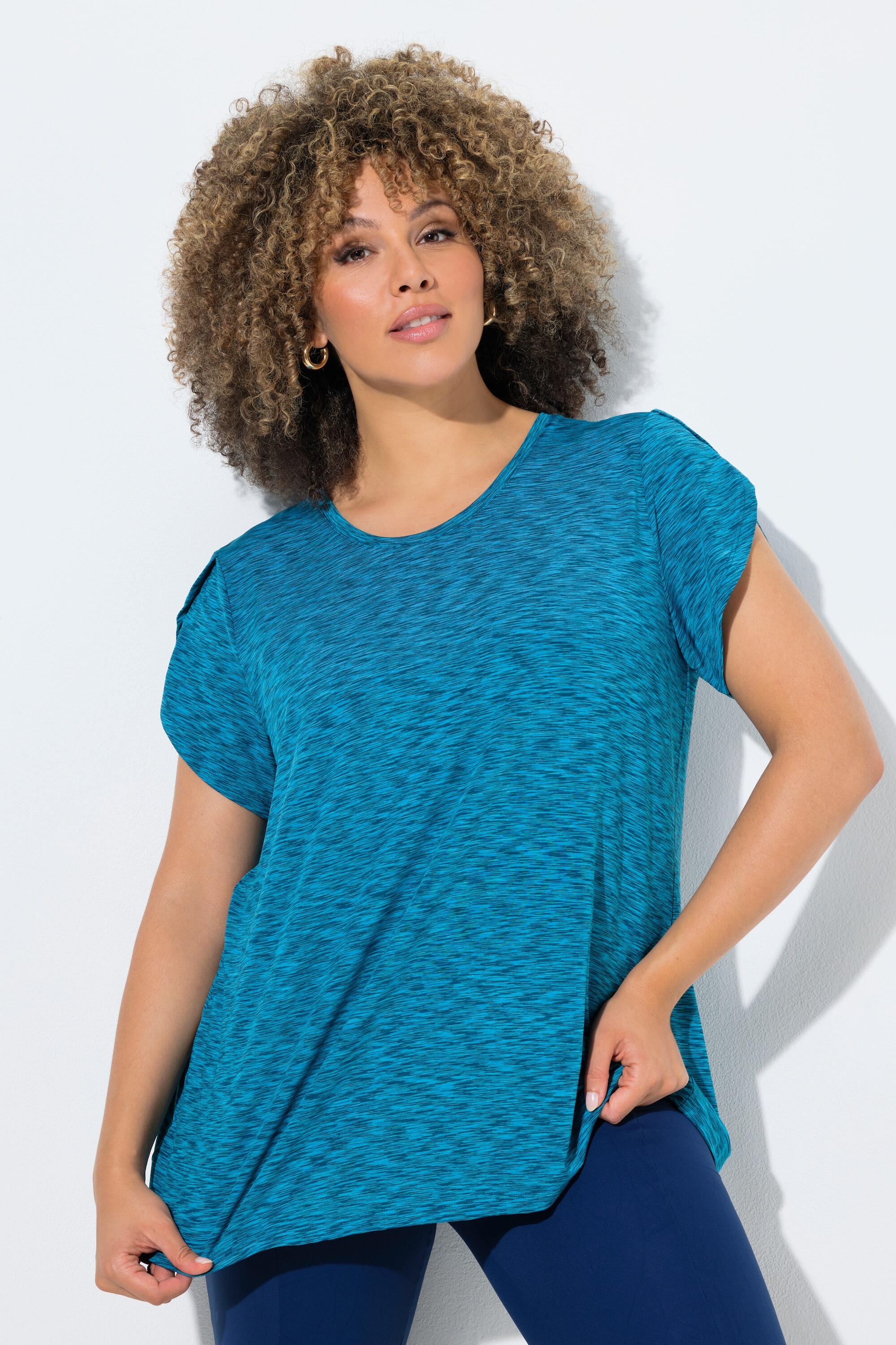 Femme T-shirt technique coupe Classic Fit col rond et manches courtes 5/6