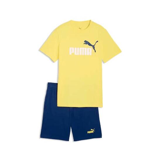 T-Shirt Puma Ess 2 Color No. 1 Logo Tee Et Short Set B Enfant