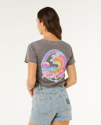 Rip curl layday standard tee - washed black