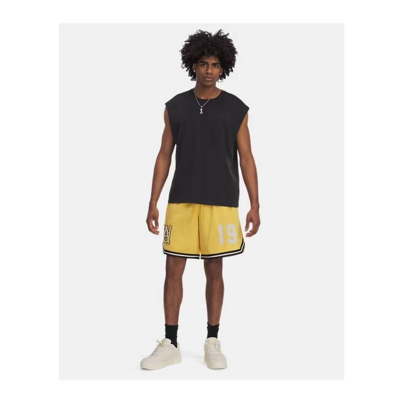 Short Under Armour Courtside Jaune 4/4