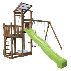 Aire de jeux 2 tours avec toboggan FUNNY SWING 150