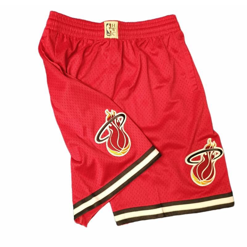 Short NBA Miami Heat Mitchell & Ness Rouge pour enfant 3/3