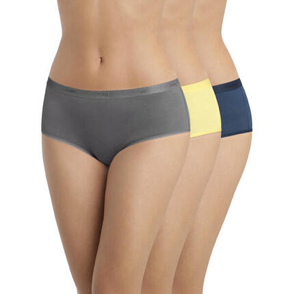 Lot de 3 Boxers Femme Les Pockets Coton