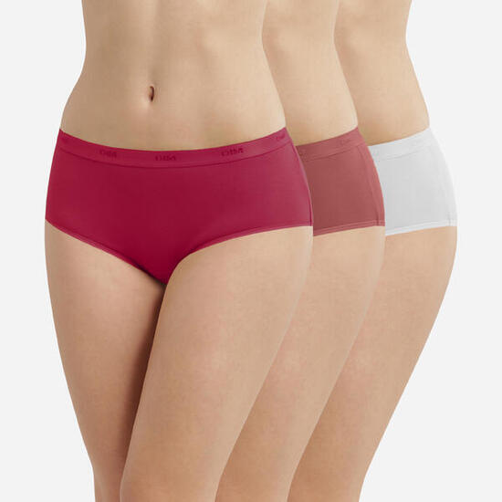 Lot de 3 Boxers Femme Les Pockets Coton