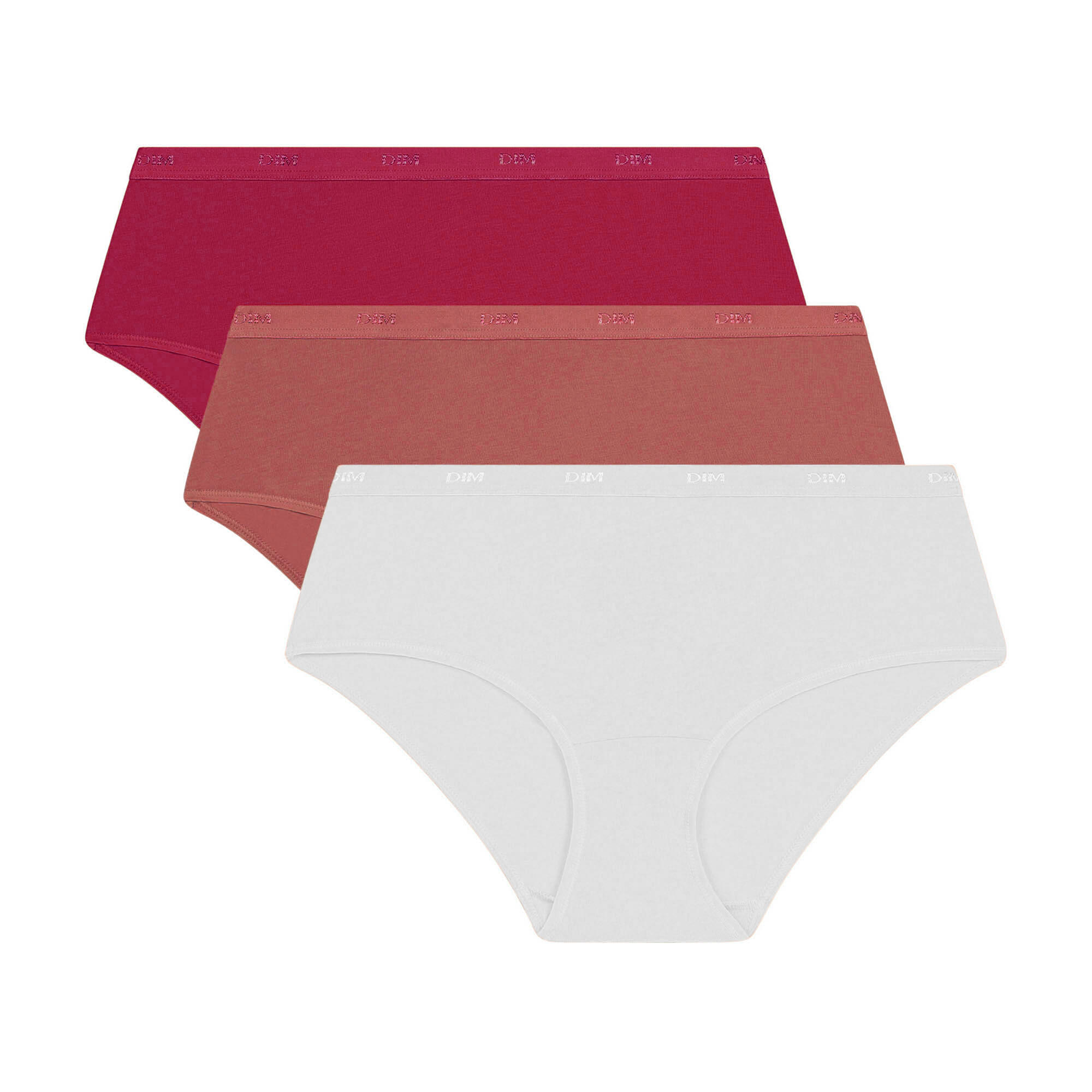 Lot de 3 Boxers Femme Les Pockets Coton 4/4