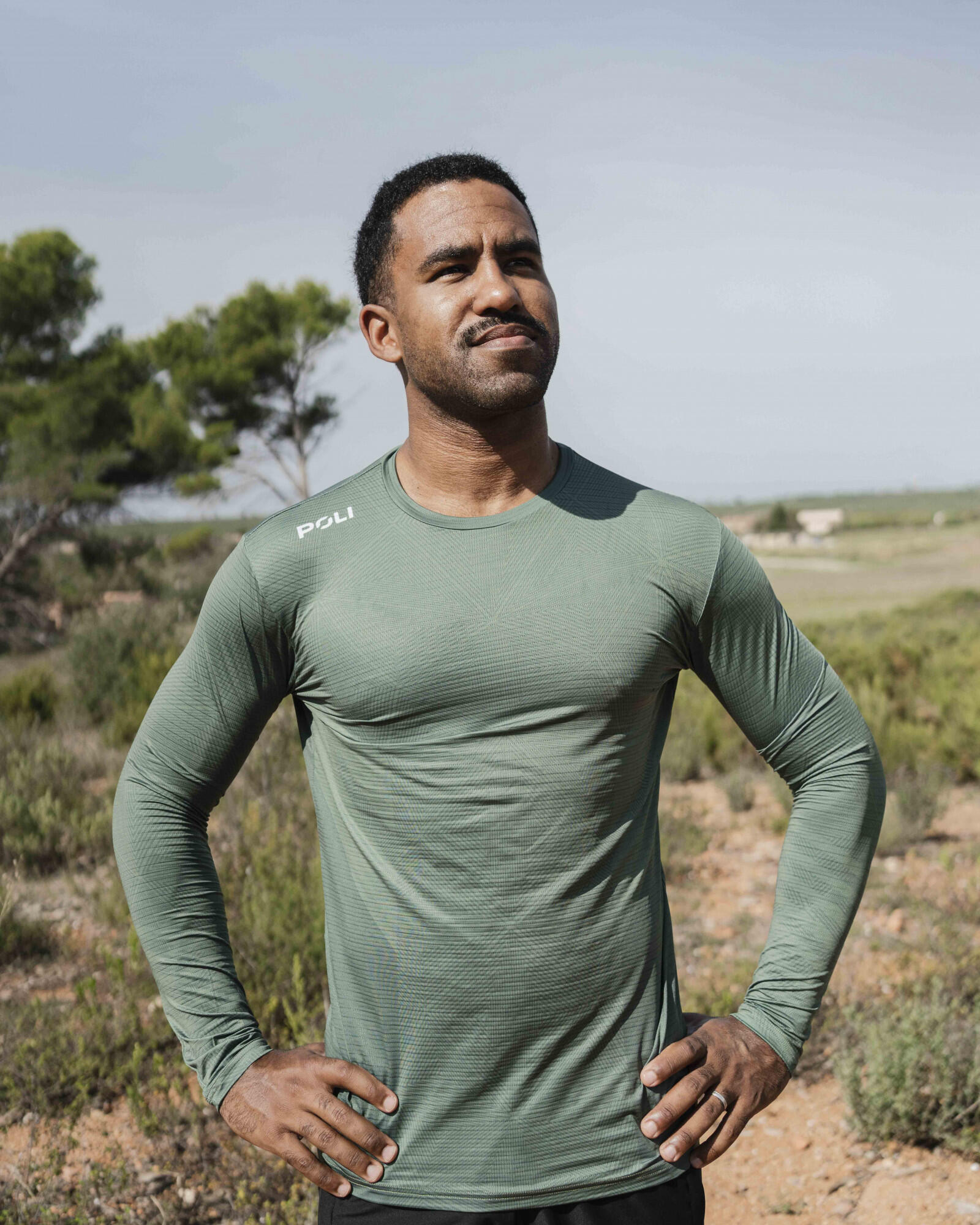 T-shirt homme ajusté running FRACTAL 2/6