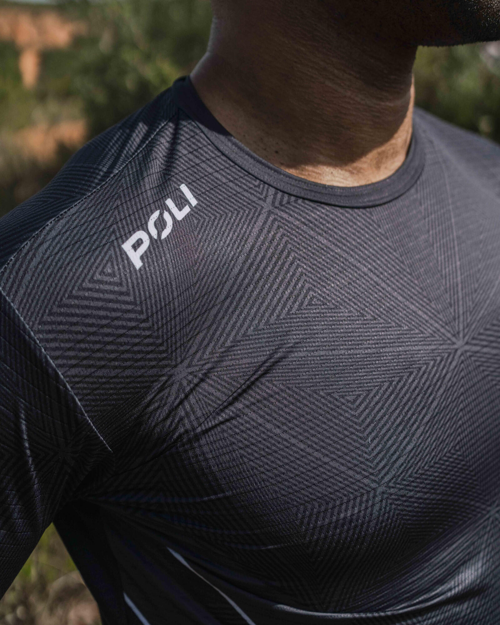 Camiseta ajustada hombre running FRACTAL 5/6