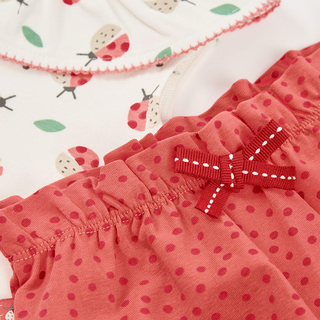 Conjuntos de verano de gimnasia bebé niña boboli multicolor 7/7