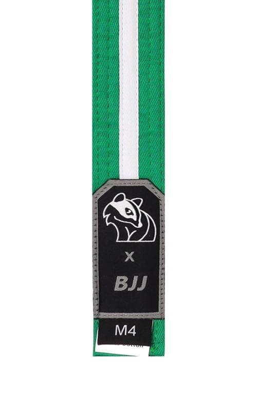 Centura BJJ Juniori DAX SPORTS Verde/Alb