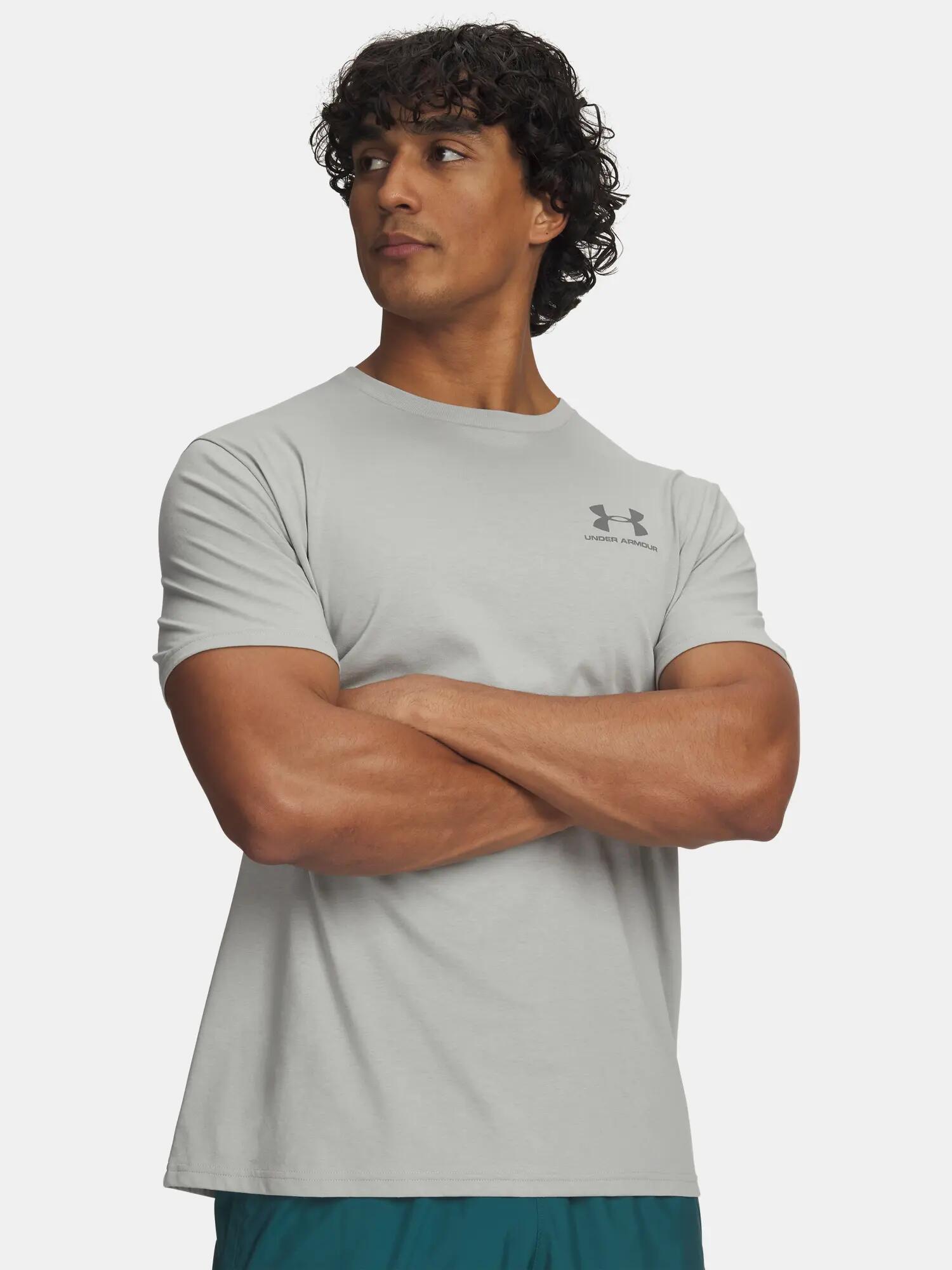 Férfi Under Armour UA M SPORTSTYLE LC SS-GRY póló 1/3