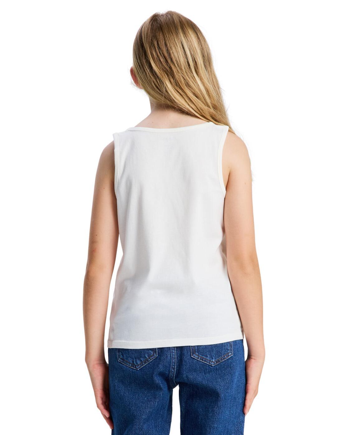 Débardeur MIAREGULAR Blanc Fille 2/4