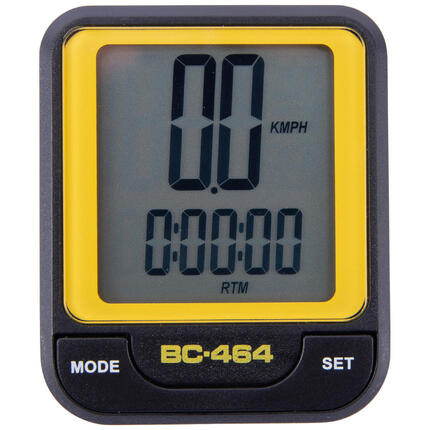 CONTEC CBC-464 komputer rowerowy przewodowy, neoyellow/czarny