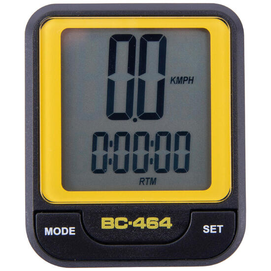 CONTEC CBC-464 komputer rowerowy przewodowy, neoyellow/czarny