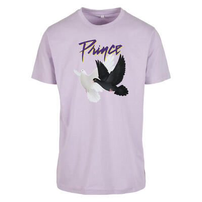 Dames-t-shirt urban classics ladies prince dove
