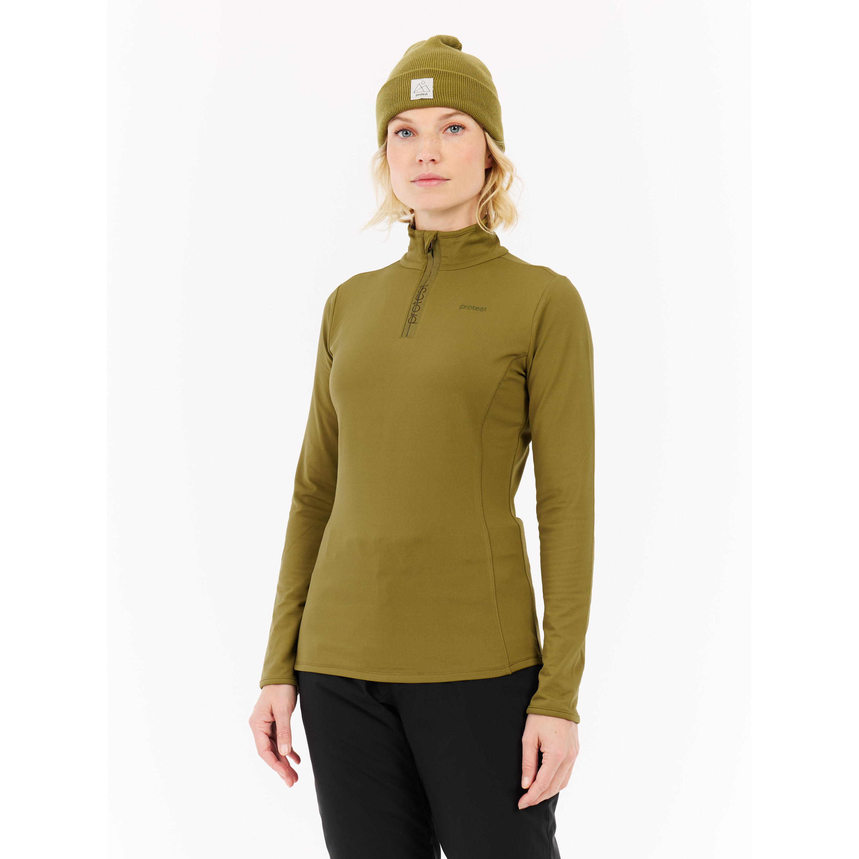 Unterziehpullover 1/4 Reißverschluss Damen Protest Refabriz 5/7