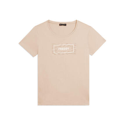 T-shirt avec le logo FREDDY sur les graphisme ondulé