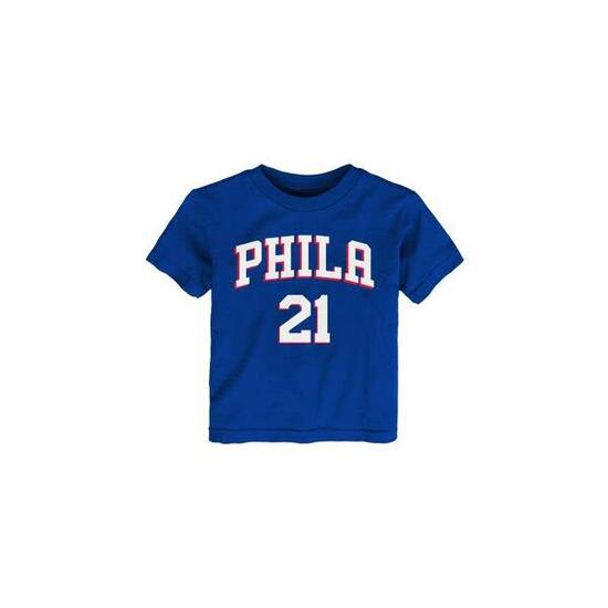 T-shirt NBA Joel Embiid Philadelphia 76ers Outerstuff Bleu pour enfant