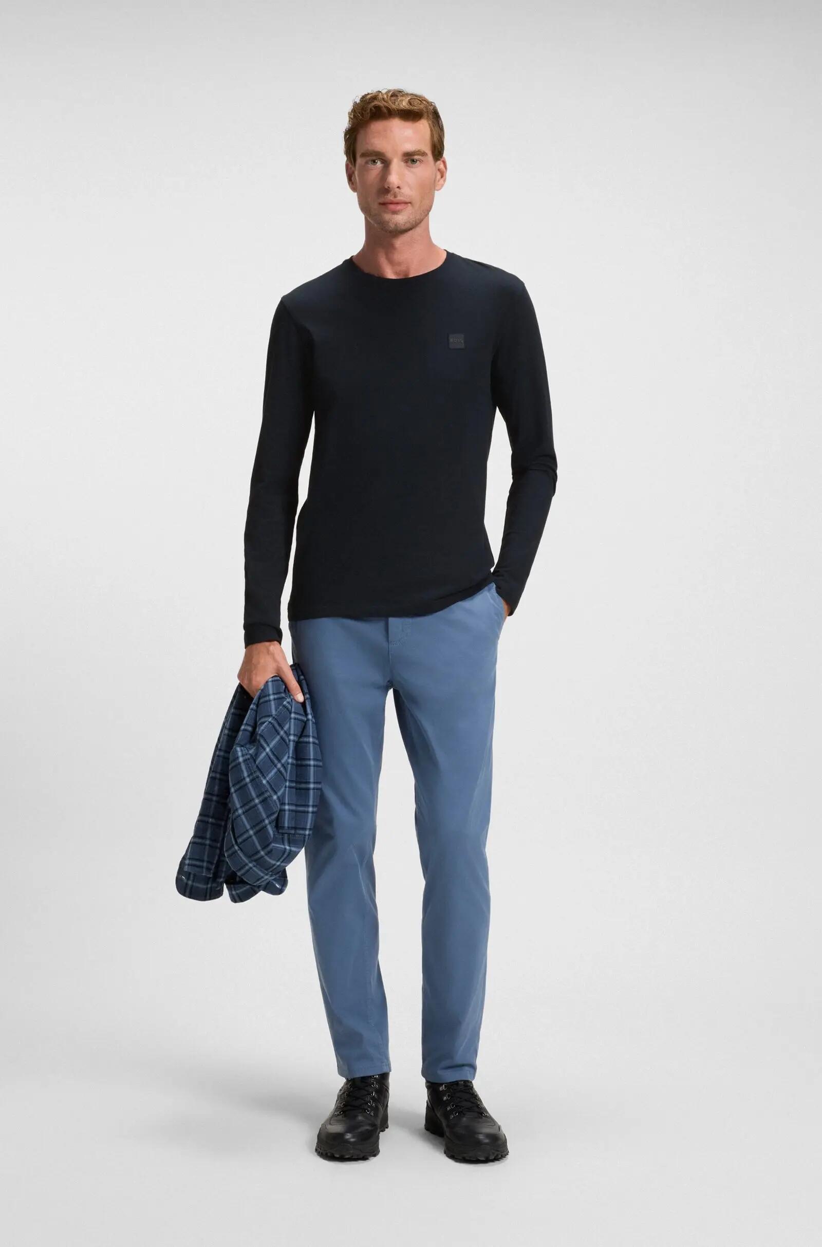 Longsleeve męska Boss T-Shirt Tacks BLU (50512111-404) 2/3