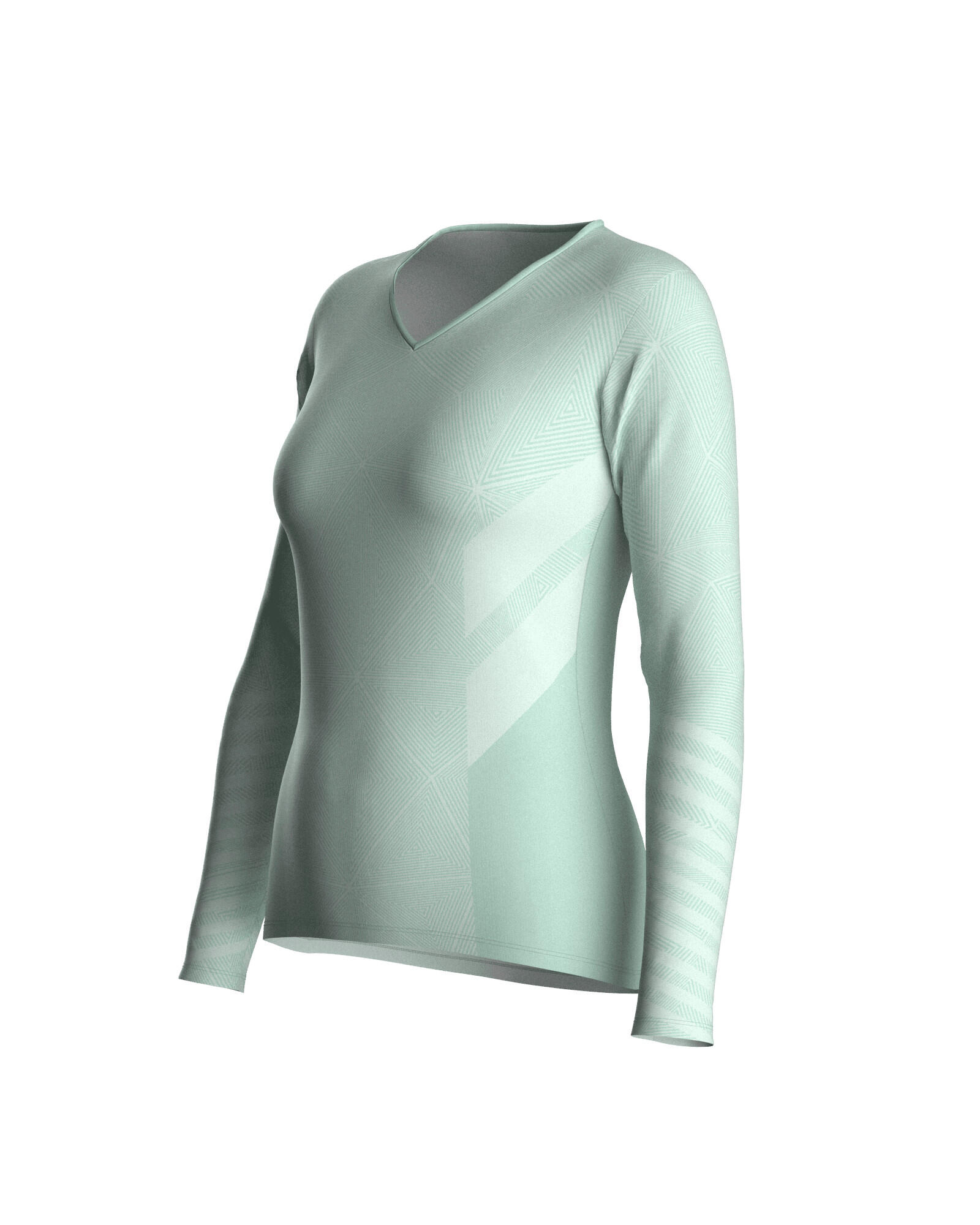 Camiseta ajustada mujer running FRACTAL 4/6