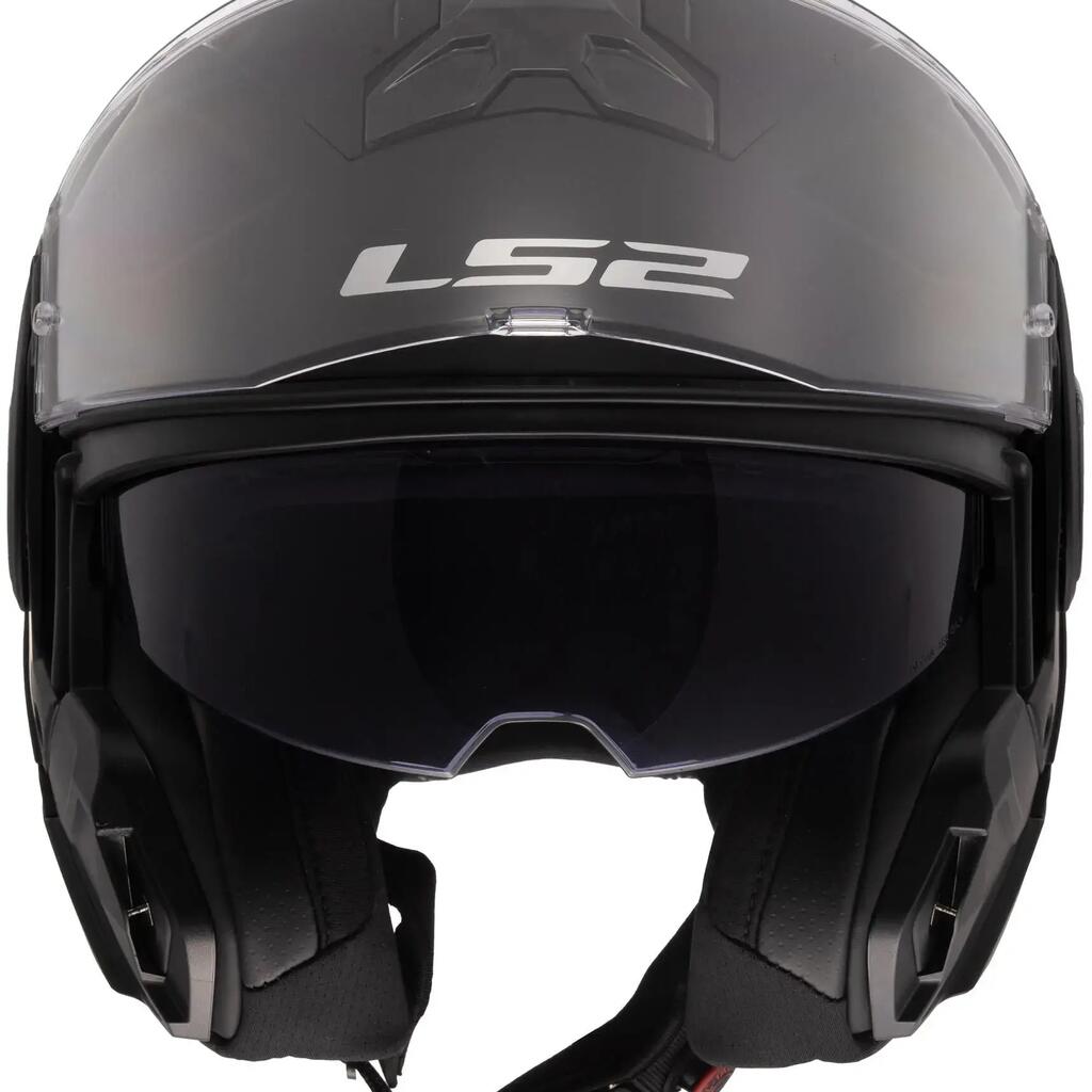 LS2 FF910 Advant II Solid Flip-up Helmet XL Matt Black