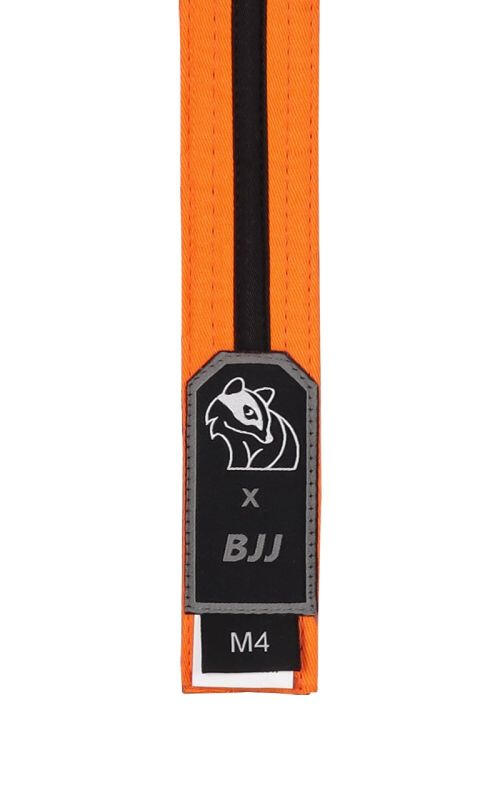 Centura BJJ Juniori DAX SPORTS Portocaliu/Negru