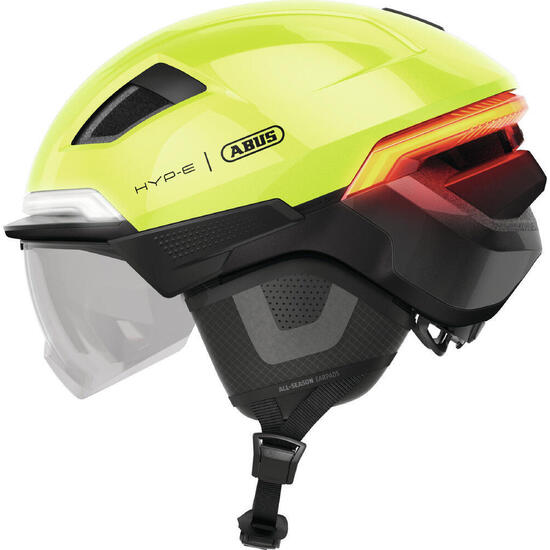 Kask ABUS Hyp‑E Ace smart Signal Yellow S 51–55 cm
