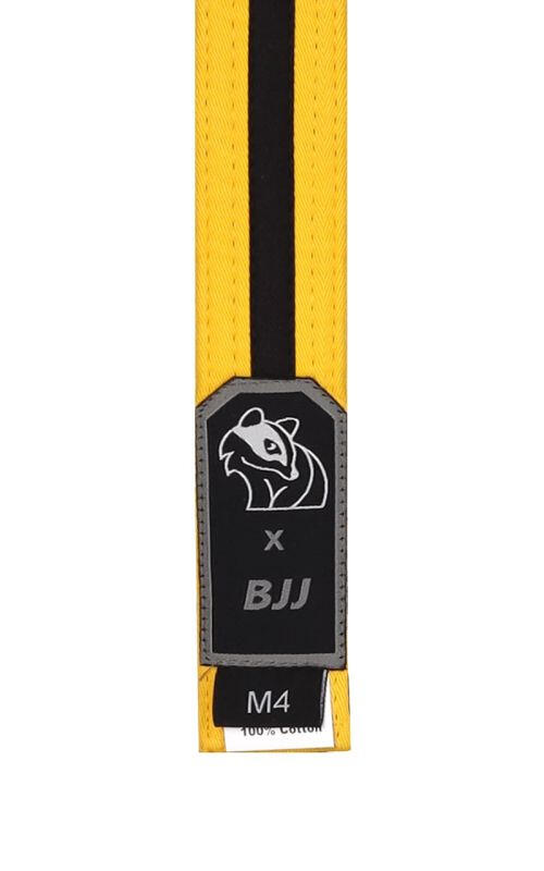 Centura BJJ Juniori DAX SPORTS Galben/Negru