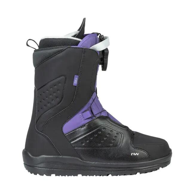 Buty snowboardowe NORTHWAVE Dahlia Spin, czarne/fioletowe, damskie 2/5