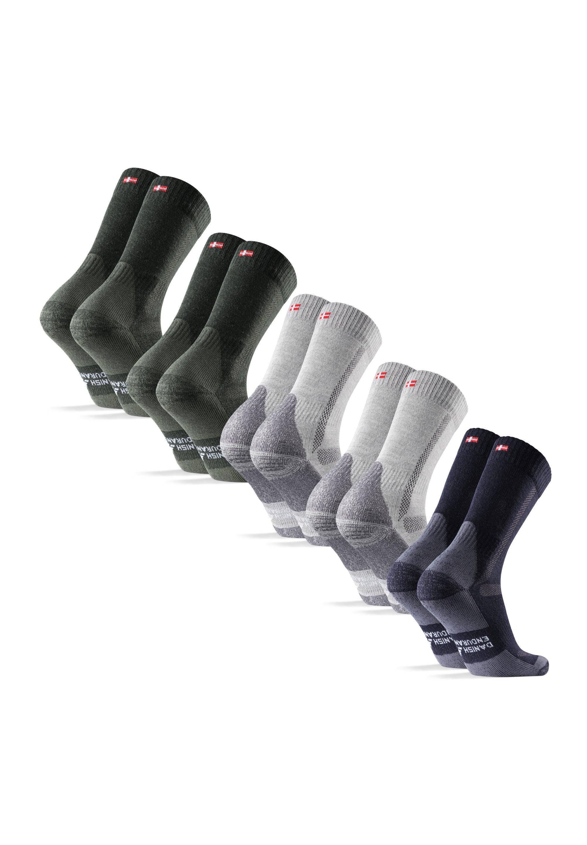 Calcetines de senderismo 5 pares Lana Merino Antiampollas Unisex 2/5