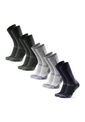 Chaussettes de randonnée 5 paires Laine Mérinos Anti-Ampoules Unisexe