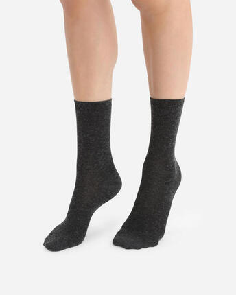 Chaussettes mi-hautes femme Laine