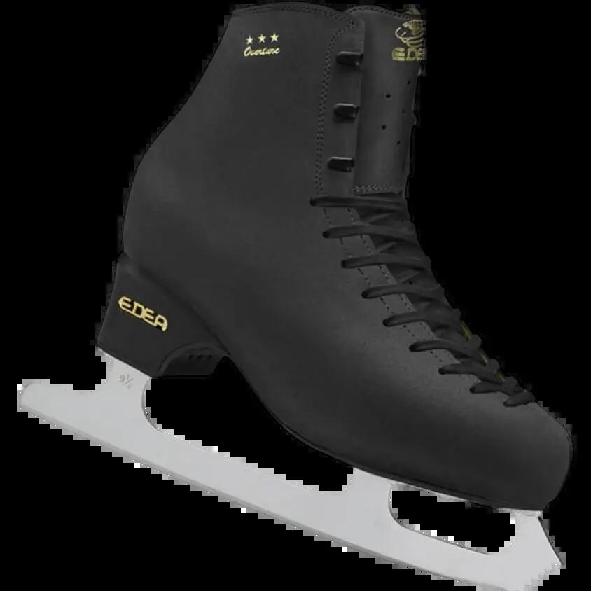 EDEA ice skates Overture Black set Rotation Size Figure – D