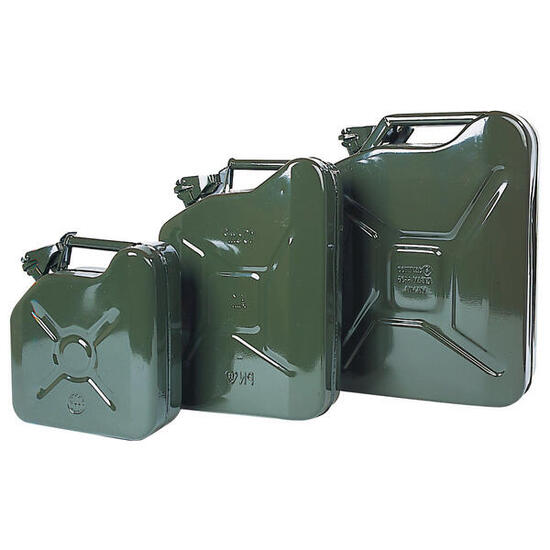 Jerrican métal à carburant 5 litres