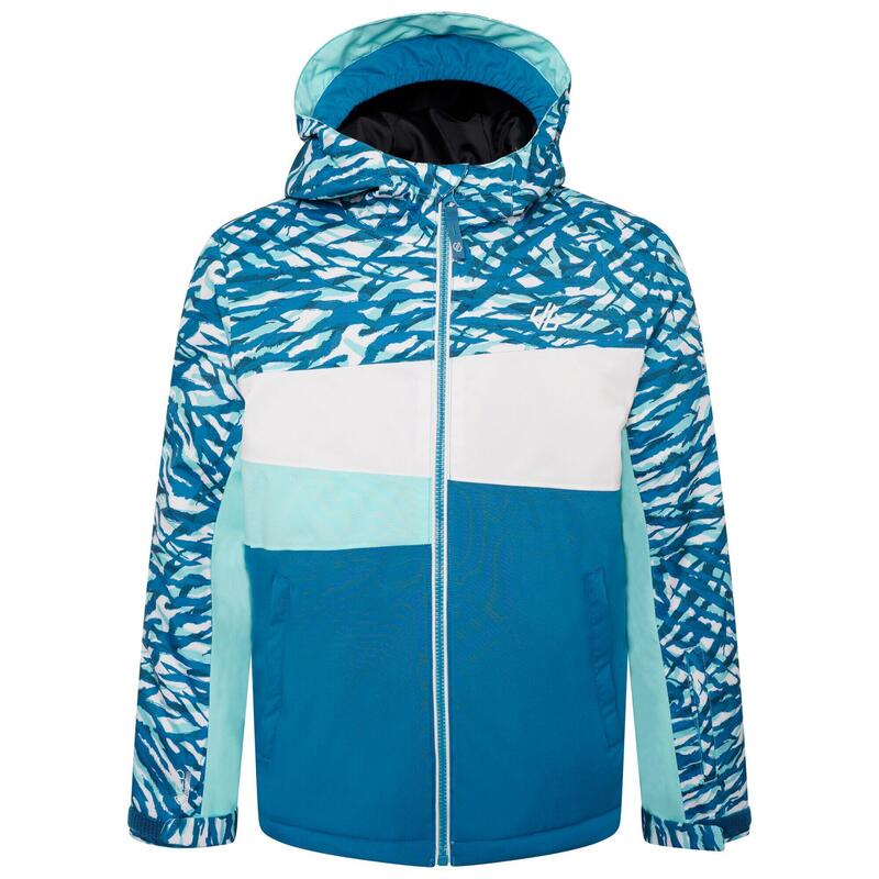 Humour waterdichte ski-jas met capuchon voor kinderen - Lichtblauw