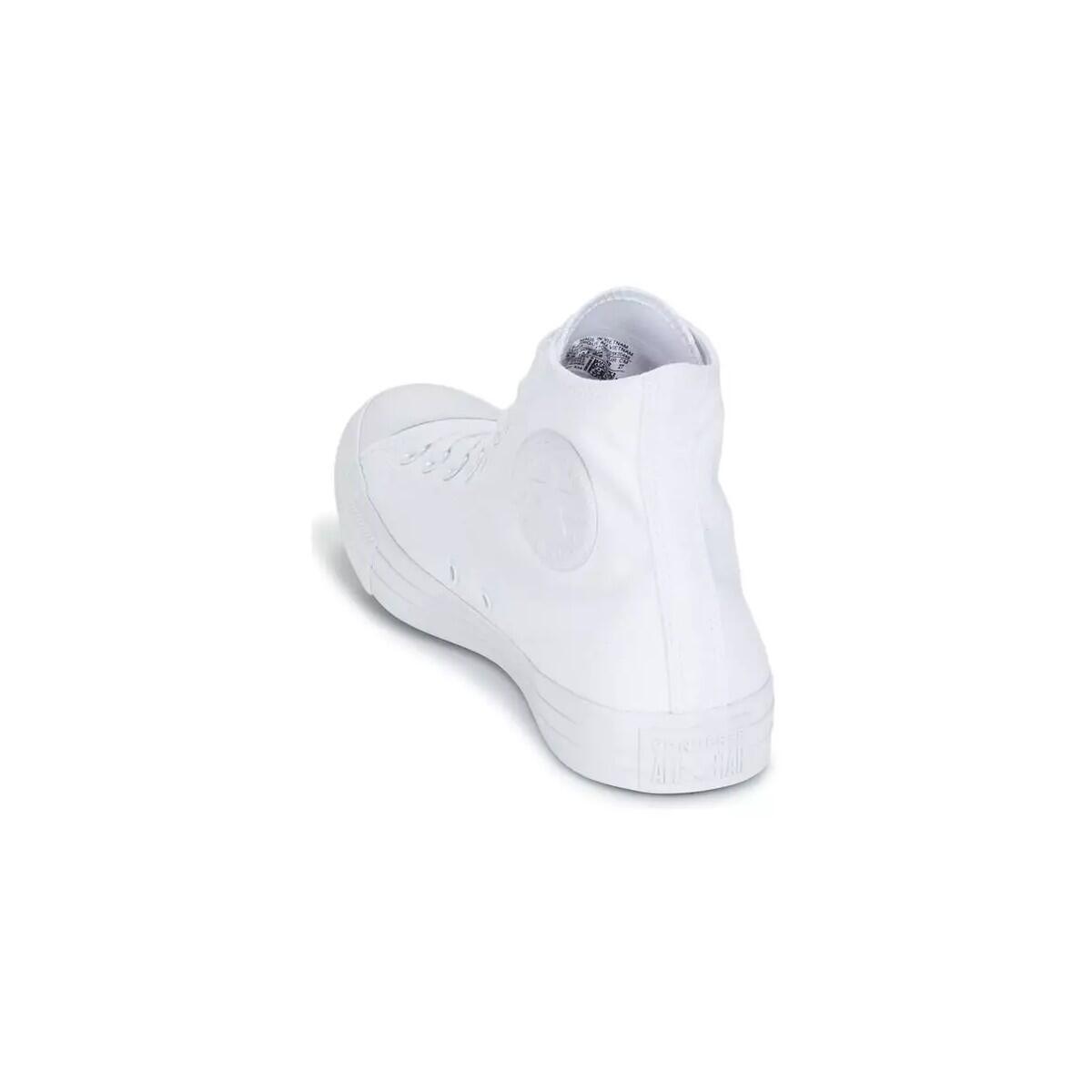 Baskets Femme Baskets Converse CTAS HI MONO TOILE Blanc Blanc Converse 5/5