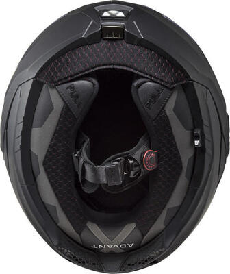 LS2 FF901 Adv. X casco modulare nero opaco